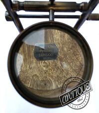 Vintage British Library Theme Glass Magnifier Antique Magnifying Glass Wood picture