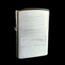 ZIPPO XII Lighter Southern Comfort / Take It Easy 16-Hole USA Brushed Chrome picture