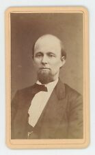 Antique CDV Circa 1870s Balding Man With Chin Beard in Suit Lamson Portland, ME picture