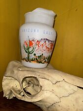 Vtg Blakely Oil & Gas 1959 Arizona Cactus Frosted Pitcher W/ Original Box EUC picture