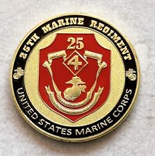 US MARINE CORPS - 25th MARINE REGIMENT Challenge Coin picture