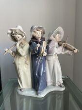 Lladro Collectible Figurine “Young Street Musicians” Rare Figurine picture
