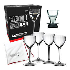Riedel Specific Nick and Nora Large Glassware 4-Pack with Polishing Cloth Bundle picture