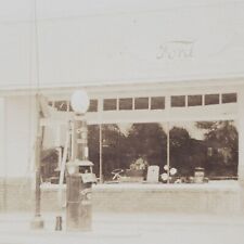 Ford Auto Dealer RPPC Vintage Postcard Haines City Florida picture