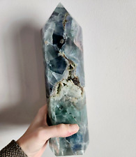 Fluorite Crystal Tower Huge Big Point Tall Gemstone picture