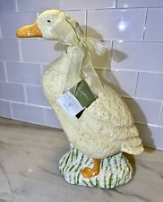 Teena Flanner 2003 Collection Signed Paper Maché EASTER Duck Decor Glittery picture