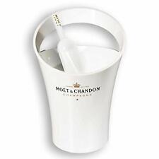 Moet Chandon White Champagne Ice Bucket and Scoop Acrylic Plastic New picture