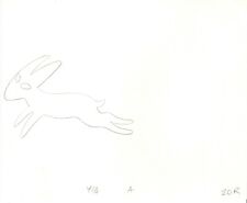 Watership Down 1978 Black Rabbit of Inle Production Animation Cel Drawing BR8 picture