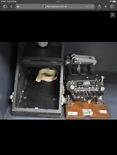 EARLY 20TH CENTURY MATRIX MODEL G BRAILLE TYPEWRITER WITH CASE picture