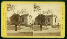 a829, J Matthews Stereoview, # -, Fairmount Park - Sedgeley Guard House, 1870s picture