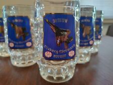 Bitburg Germany 1977 USAF 36th TFW F-15 Pint Beer Mugs Set Of 5 picture