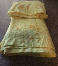 Vintage Set Of Pequot King Size Fitted &Flat Sheet Set No Iron Muslin Yellow picture