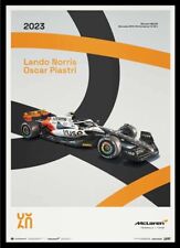 McLaren Racing 2023 MCL60 Lando Norris Oscar Piastri Formula 1 F1 Poster LE200 picture