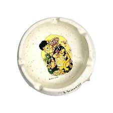 Vintage Dole Kids Hawaii 3.5” Ceramic Ashtray Treasure & Pottery Craft Boy Girl picture