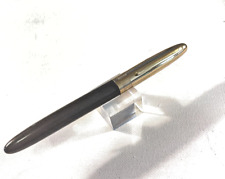 Vintage Black Wearever Fountain Pen Gold cap and gold FINE/MED nib.  BEAUTY. picture