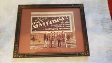VINTAGE NEW ORLEANS AWARDS PHOTO FRAMED IN WOOD AND GLASS 44 YRS OLD,  picture