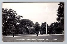 Keokuk IA-Iowa RPPC, National Cemetery, Antique, Vintage Postcard picture