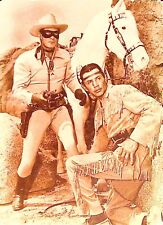 Lone Ranger & Tonto Fotocard Vintage Postcard Rare picture