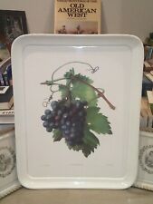 Vtg Williams-Sonoma Grande Cuisine Serving Tray Italy Wine Grapes Vinis Vitifera picture