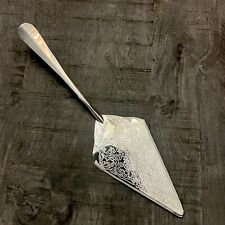 Godinger Silver Plated Cake Cutter  Pie Server  Serrated Edge picture