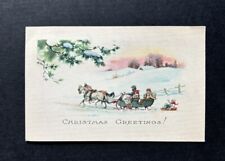 Vintage POSTCARD: 1926 - CHRISTMAS GREETINGS - Gibson Art Co - Scott #583 picture