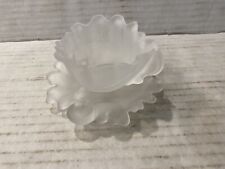 1893 Worlds Fair Leaf Frosted Cup And Saucer picture