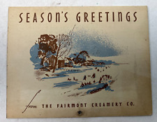 Vintage 1943 Fairmont Creamery Calendar picture