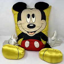 Vintage 1989 Mickey Mouse Mickey's Pillow Friends Loveable Snuggable Pillow 80s picture