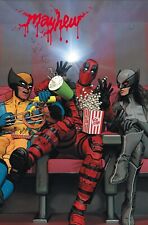 DEADPOOL #1 Mike Mayhew Studio Variant Cover B Virgin Massacre Sig with COA picture