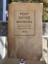 VINTAGE 1952 POST OFFICE MANUAL picture