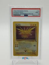 1999 Pokemon Fossil Cosmos Thunderstorm Deck #15 Zapdos - Holo PSA 9 picture