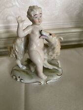 Child with Dog figurine Germany, Shaubach Kunst picture