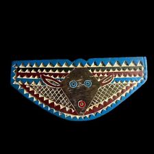 African Tribal Face Hand Carved Old African Wall Decor Plank Mask-9841 picture