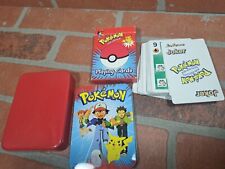 1999 Pokemon Playing Poker Cards Full Deck With Tin Vintage Rare picture