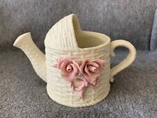 Watering Can Ceramic Pink Roses  picture