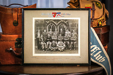 Neat Original Antique Oxford University Rugby Team Group Men Framed Photograph picture