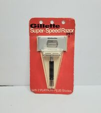 Vintage 1960’s Gillette Super Speed Double Edge Razor, New picture