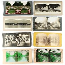 Pennsylvania Stereoview Lot of 8 Antique Stereoscopic Photo Starter Set C1800 picture
