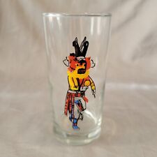 Vintage Libbey Hopi Kachina Doll Tumbler Glass Mid Century Replacement picture