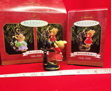 1999 Hello Hello One Mouse only Red Dress Friendship Hallmark Christmas Ornament picture