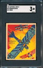 1933-1934 R136 National Chicle Sky Birds #79: GERMAN GOTHA ~ SGC 3 picture