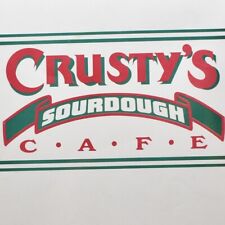 Vintage 1989 Crusty's Sourdough Cafe Menu Sir Francis Drake Hotel San Francisco picture