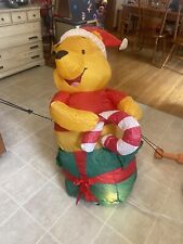 2004 GEMMY Christmas Disney WINNIE The Pooh Inflatable 4FT Light Tested READ picture