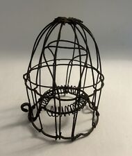 Antique Wire Light Bulb Safety Wire Cage - Industrial/ Lighting  Fixture picture