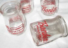 Vintage Borden's Dairy Mini Glass Creamer Individual Milk Cream  Jar Bottle picture