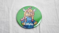 MTV Networks Eureeka's Castle Disc Pin - 3 in, Vintage, ca 1990, Green picture