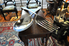 Curtis Jere Mid-Century Modern Iconic 70's Pop Art Large Aluminum Spoon & Fork picture