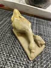 Vintage Stone/alabaster Stone... ?Goose With baby Statue 5