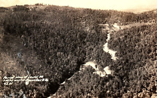 1930s MACOMBER WEST VIRGINIA AERIAL VIEW LAURAL MOUNTAIN RPPC POSTCARD P871 picture
