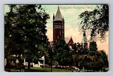 Southbridge MA-Massachusetts, Town Hall, c1909 Antique Vintage Postcard picture